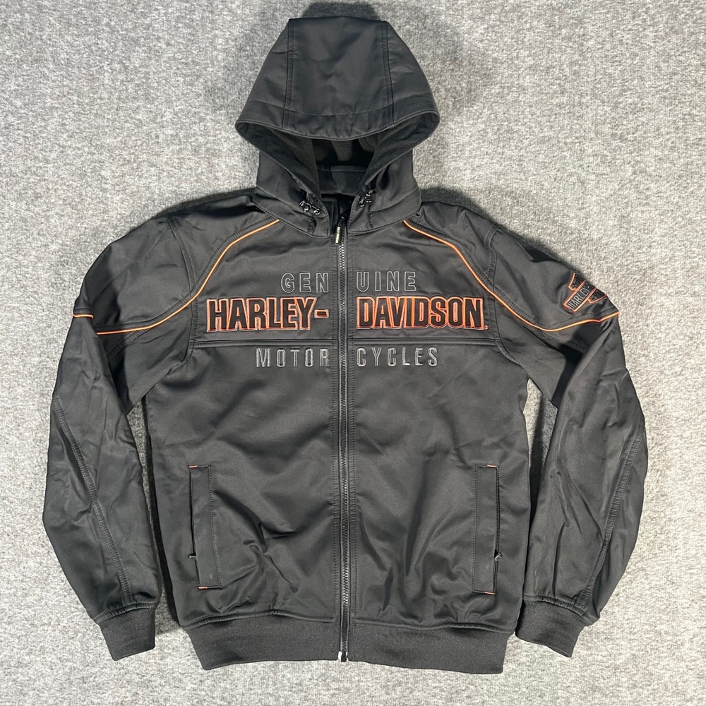 Harley-Davidson Mens Idyll Performance Soft Shell Jacket Black Small 98555-15VM